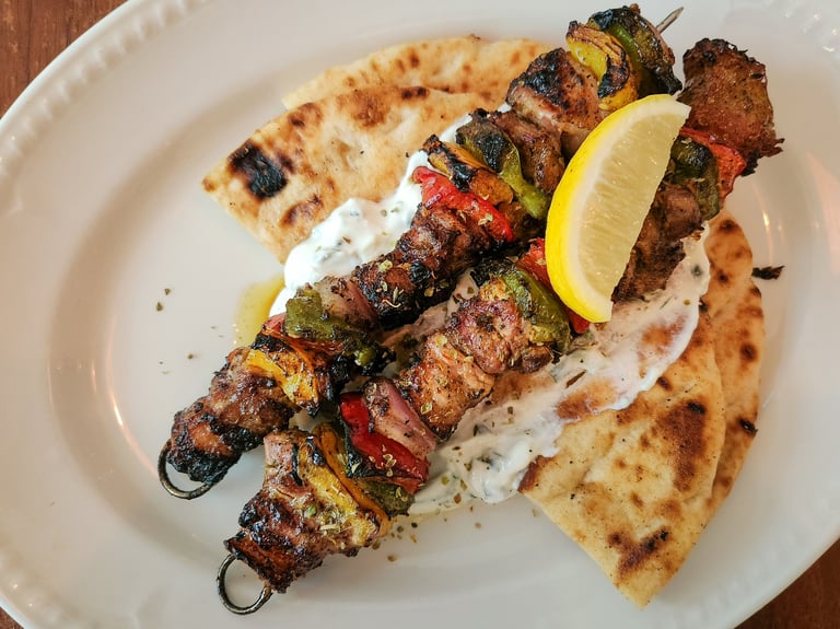 Souvlaki Gericht